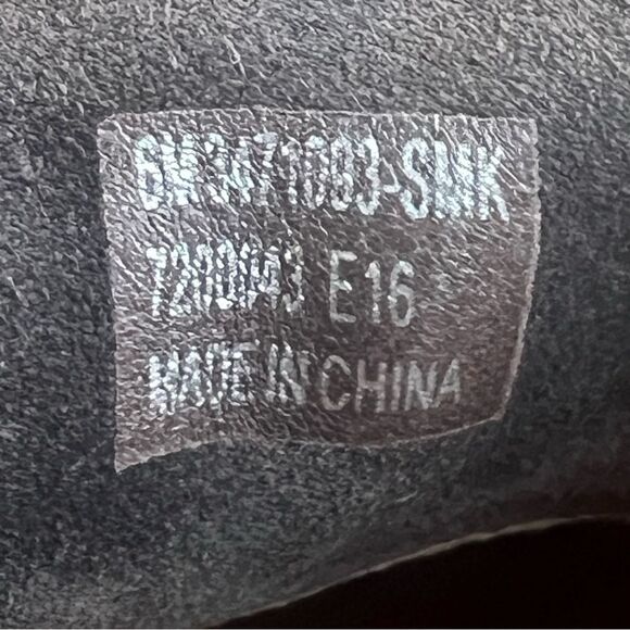 Frye Gemma Kiltie Women's Size 6 Suede Leather Slip-On Color Smoke Gray - Picture 10 of 12